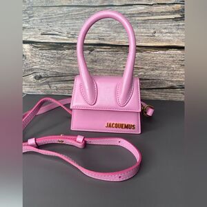Jacquemus Le Chiquito MINI Crossbody Bag  “Barbie” Authentic & Like New